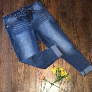 Maurices Classic Mid-rise Dark Denim Jeggings